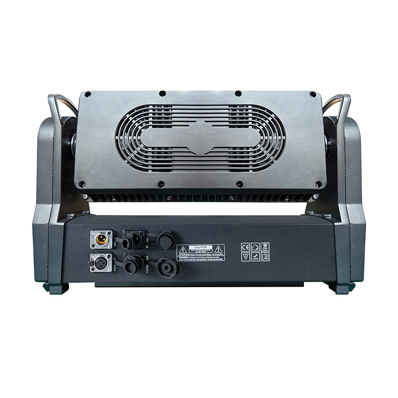 Robust IP67 rated housing of the square strobe light for outdoor durability