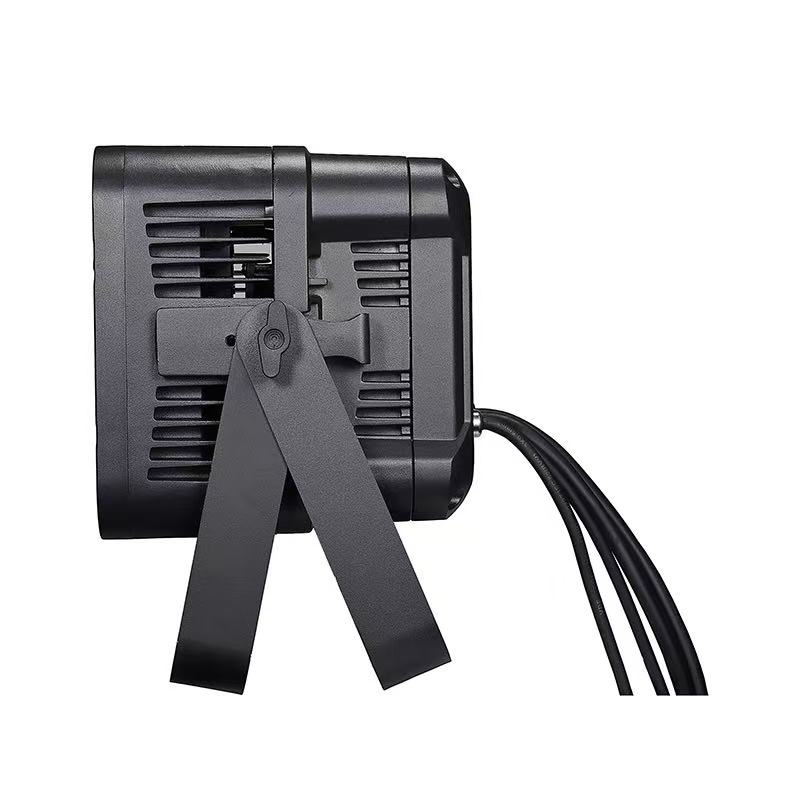 IP66 square 4 eyes COB LED par light back panel detail heat dissipation design