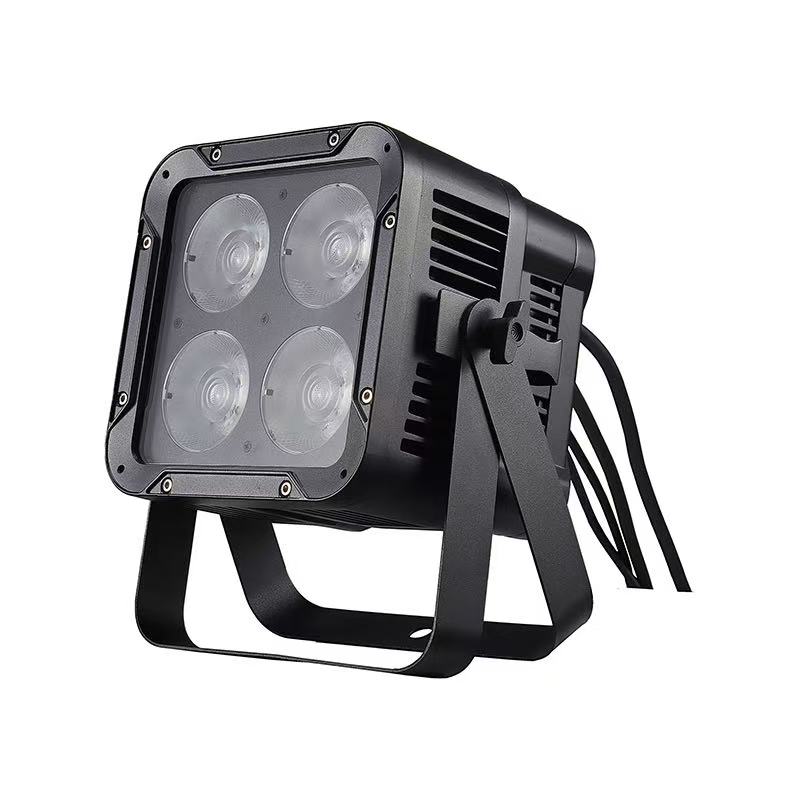 P66 square 4 eyes COB LED par light adjustable bracket stage wash lighting fixture