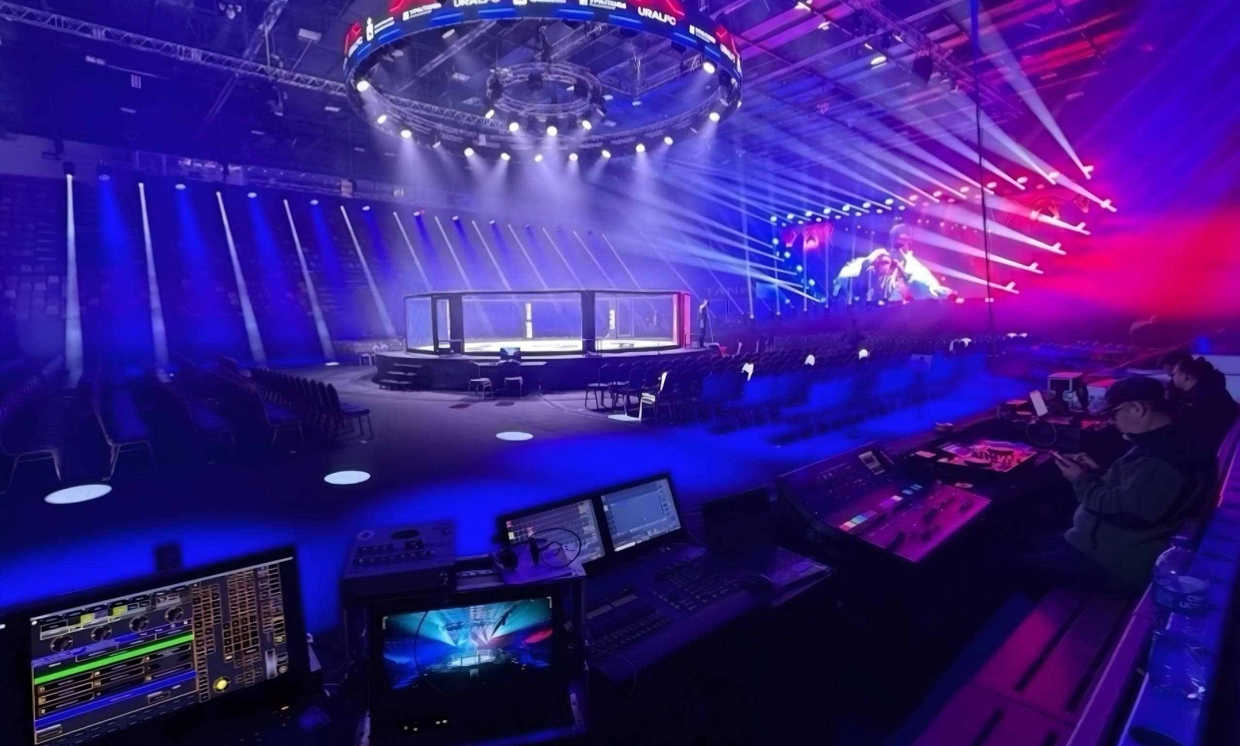 NOWLIT | Copa del Gobernador de la URALFC: Aplicación de iluminación en Moscú